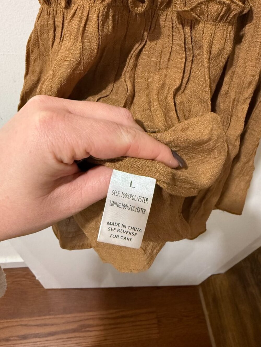 VICI Tiered Mini Dress — Brown | Size L | 🤎 - Picture 9 of 9
